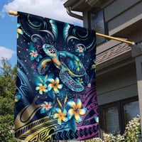 Plumeria Turtles Traditional Tribal Garden Flag LT9 - Polynesian Pride