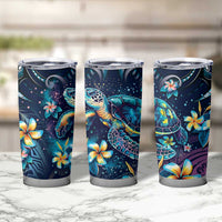 Plumeria Turtles Traditional Tribal Tumbler Cup LT9 - Polynesian Pride