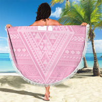 Custom New Zealand Basketball Indigenous Beach Blanket LT9 - Polynesian Pride