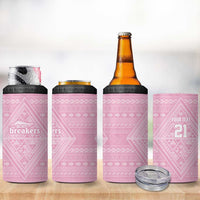 Custom New Zealand Basketball Indigenous 4 in 1 Can Cooler Tumbler LT9 - Polynesian Pride