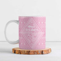 Custom New Zealand Basketball Indigenous Ceramic Mug - Polynesian Pride