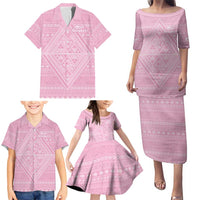 Custom New Zealand Basketball Indigenous Family Matching Puletasi and Hawaiian Shirt - Polynesian Pride