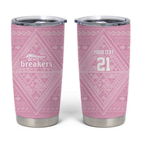 Custom New Zealand Basketball Indigenous Tumbler Cup - Polynesian Pride