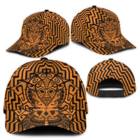 Basketball New Zealand Classic Cap Gold Maori Ta Moko Indigenous LT9 - Polynesian Pride
