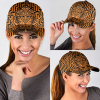 Basketball New Zealand Classic Cap Gold Maori Ta Moko Indigenous LT9 - Polynesian Pride