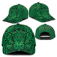 Basketball New Zealand Classic Cap Green Maori Ta Moko Indigenous LT9 - Polynesian Pride