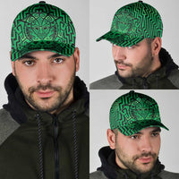 Basketball New Zealand Classic Cap Green Maori Ta Moko Indigenous LT9 - Polynesian Pride