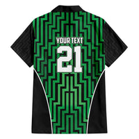 Custom Basketball New Zealand Family Matching Long Sleeve Bodycon Dress and Hawaiian Shirt Green Maori Ta Moko Indigenous - Polynesian Pride