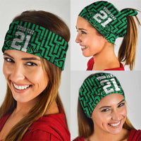 Basketball New Zealand Neck Gaiter Green Maori Ta Moko Indigenous LT9