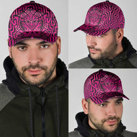 Basketball New Zealand Classic Cap Pink Maori Ta Moko Indigenous LT9 - Polynesian Pride