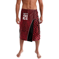 Custom Basketball New Zealand Lavalava Red Maori Ta Moko Indigenous LT9 Red - Polynesian Pride