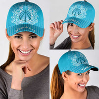 New Zealand Classic Cap Fire Basketball Maori Tribal Sky Blue LT9 - Polynesian Pride