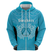 New Zealand Custom Hoodie Fire Basketball Maori Tribal Sky Blue - Polynesian Pride