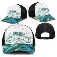 New Zealand Aotearoa Baseball Net Cap Green Maori Papua Shell Indigenous LT9 - Polynesian Pride