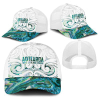 New Zealand Aotearoa Baseball Net Cap Green Maori Papua Shell Indigenous LT9 - Polynesian Pride