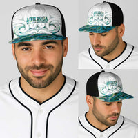 New Zealand Aotearoa Baseball Net Cap Green Maori Papua Shell Indigenous LT9 - Polynesian Pride