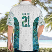 Custom New Zealand Aotearoa Hawaiian Shirt Green Maori Paua Shell Indigenous LT9 - Polynesian Pride