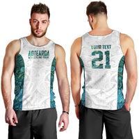 Custom New Zealand Aotearoa Men Tank Top Green Maori Paua Shell Indigenous LT9 - Polynesian Pride