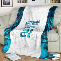 Custom New Zealand Aotearoa Blanket Maori Paua Shell Indigenous - Polynesian Pride