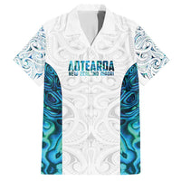 Custom New Zealand Aotearoa Family Matching Summer Maxi Dress and Hawaiian Shirt Maori Paua Shell Indigenous - Polynesian Pride