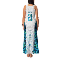 Custom New Zealand Aotearoa Family Matching Tank Maxi Dress and Hawaiian Shirt Maori Paua Shell Indigenous - Polynesian Pride