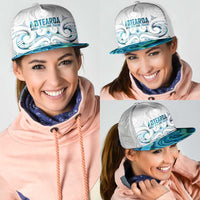New Zealand Aotearoa Mesh Trucker Cap Maori Papua Shell Indigenous LT9 - Polynesian Pride