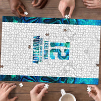 Custom New Zealand Aotearoa Puzzle Maori Paua Shell Indigenous LT9 - Polynesian Pride