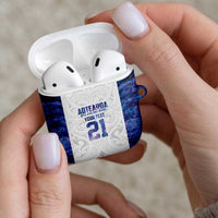 Custom New Zealand Aotearoa AirPods Case Purple Maori Paua Shell Indigenous LT9 - Polynesian Pride