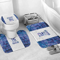 Custom New Zealand Aotearoa Bathroom Set Purple Maori Paua Shell Indigenous LT9 Mat Set Only (3 pcs) One Size Purple - Polynesian Pride
