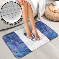 Custom New Zealand Aotearoa Bathroom Set Purple Maori Paua Shell Indigenous LT9 - Polynesian Pride