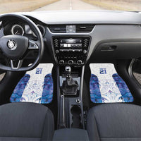 Custom New Zealand Aotearoa Car Mats Purple Maori Paua Shell Indigenous LT9 Set 2pcs - Front Purple - Polynesian Pride