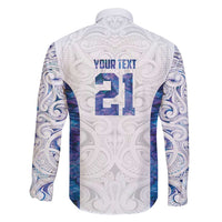 Custom New Zealand Aotearoa Family Matching Summer Maxi Dress and Hawaiian Shirt Purple Maori Paua Shell Indigenous - Polynesian Pride