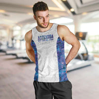 Custom New Zealand Aotearoa Men Tank Top Purple Maori Paua Shell Indigenous LT9 Purple - Polynesian Pride
