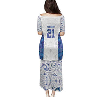 Custom New Zealand Aotearoa Puletasi Purple Maori Paua Shell Indigenous - Polynesian Pride