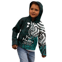 Your Matter Suicide Prevention Kid Hoodie Turqoise Polynesian Tribal LT9 - Polynesian Pride
