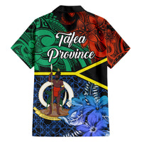 Tafea Day Family Matching Short Sleeve Bodycon Dress and Hawaiian Shirt Vanuatu Sand Drawing With Polynesian Pattern LT9 - Polynesian Pride