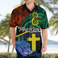 Personalised Tafea Day Hawaiian Shirt Vanuatu Sand Drawing With Polynesian Pattern LT9 - Polynesian Pride