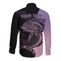 personalised-polynesia-fishing-long-sleeve-button-shirt-with-maori-hei-matau-fish-hook-pastel-art