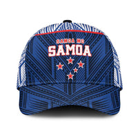 Toa Samoa Rugby Classic Cap Samoa mo Samoa Island Warrior Pride LT9 Universal Fit Blue - Polynesian Pride