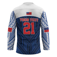 Custom Rugby Toa Samoa Hockey Jersey Samoa mo Samoa Island Warrior Pride LT9 - Polynesian Pride