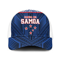 Toa Samoa Rugby Mesh Trucker Cap Samoa mo Samoa Island Warrior Pride - Polynesian Pride