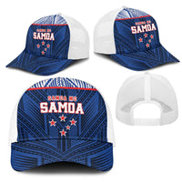 Toa Samoa Rugby Mesh Trucker Cap Samoa mo Samoa Island Warrior Pride LT9 - Polynesian Pride