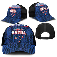 Toa Samoa Rugby Mesh Trucker Cap Samoa mo Samoa Island Warrior Pride - Polynesian Pride