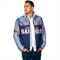 Custom Rugby Toa Samoa Padded Jacket Samoa mo Samoa Island Warrior Pride - Polynesian Pride