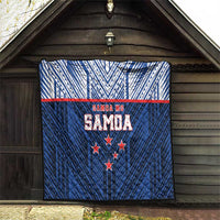 Rugby Toa Samoa Quilt Samoa mo Samoa Island Warrior Pride - Polynesian Pride