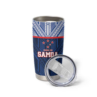 Custom Rugby Toa Samoa Tumbler Cup Samoa mo Samoa Island Warrior Pride - Polynesian Pride
