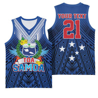 Custom Rugby Toa Samoa Basketball Jersey Samoa mo Samoa Strength in Tatau - Polynesian Pride