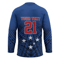 Custom Rugby Toa Samoa Hockey Jersey Samoa mo Samoa Strength in Tatau LT9 - Polynesian Pride