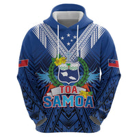 Custom Rugby Toa Samoa Hoodie Samoa mo Samoa Strength in Tatau - Polynesian Pride