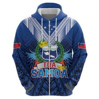 Custom Rugby Toa Samoa Hoodie Samoa mo Samoa Strength in Tatau - Polynesian Pride